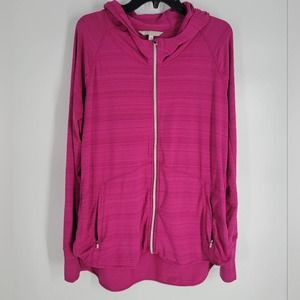 Athleta Pink Hooded jacket